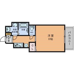 S-RESIDENCE谷町五丁目の物件間取画像